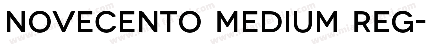 Novecento Medium Reg字体转换